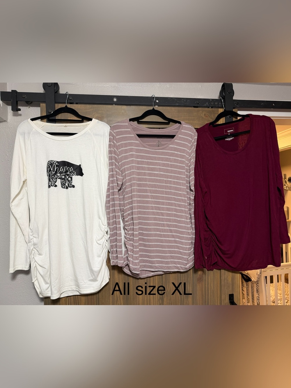 Women's Long Sleeve Maternity Tops